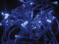 Vánoční LED girlanda efektová 24V - modrá