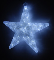 Hvězda svítící - 60 bílých LED