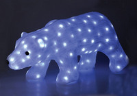 Lední medvěd milky svítící - 150 bílých LED
