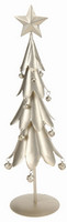 Stromek vánoční kovový - zlatý