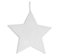 Hvězda - závěsná pěnová vánoční LED dekorace