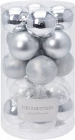Vnon koule - set 20ks - stbrn prmr 4cm