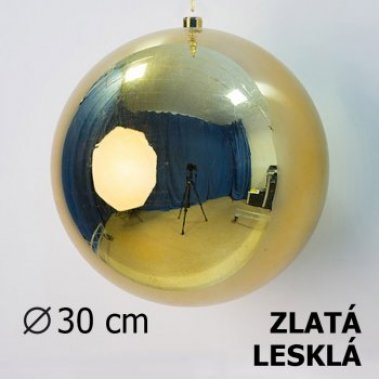 Vnon koule zlat 30cm