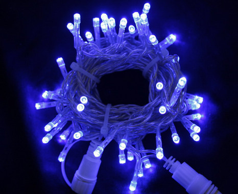 Vánoční LED girlanda prodlužovací 230V - modrá