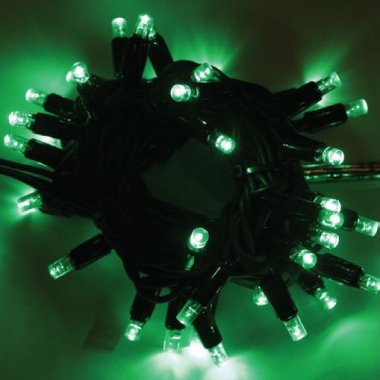 Girlanda LED PROFI 5m/40 LED zelených, prodloužitelná