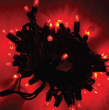 Girlanda LED PROFI 5m/40 LED červených, prodloužitelná