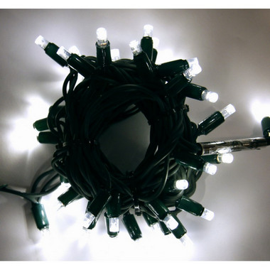 Girlanda LED PROFI 5m/35 + 5 flash LED studených bílých, prodloužitelná