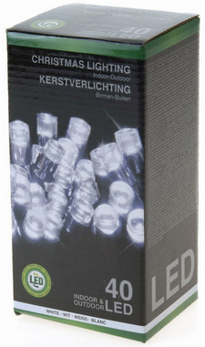 Vnon LED girlanda 40 LED - 24V - studen bl