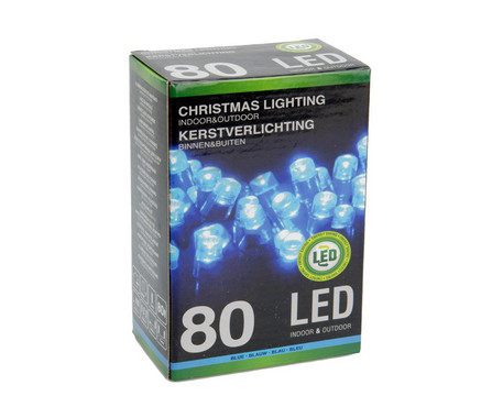 Vnon LED girlanda 80 LED - 24V - modr