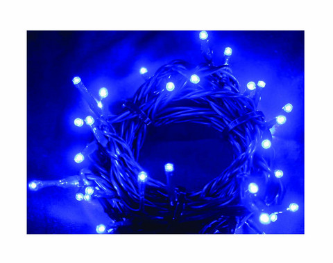 Vánoční LED girlanda 120 LED - modrá