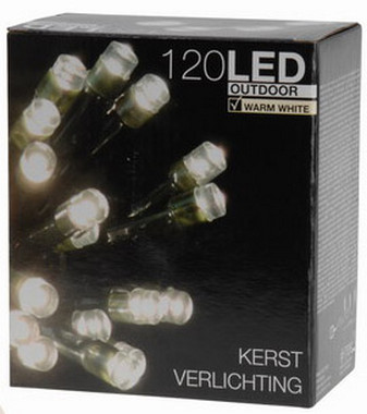 Vnon LED girlanda 120 LED - 24V - teple bl