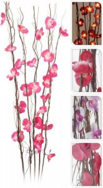 Orchidej svítící - fialová 110 cm